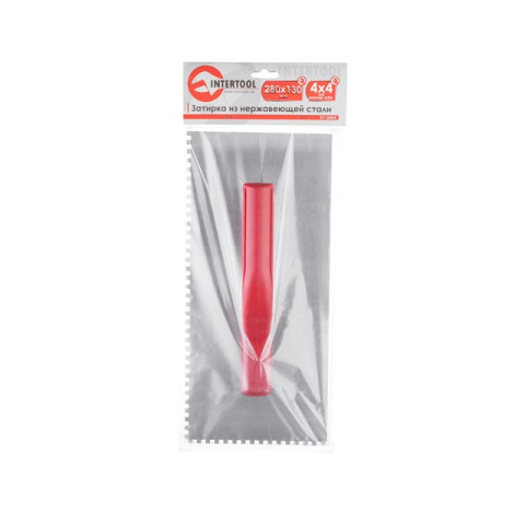 Затирка cтальная оцинкованная INTERTOOL KT-0004