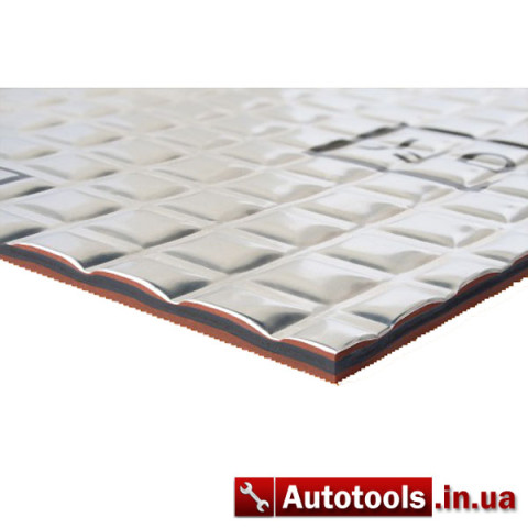 Материал вибропоглощающий 4х270х370 мм Шумоff (код микс Ф)