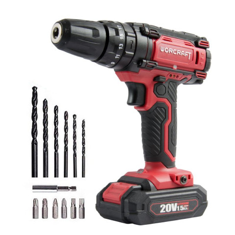 Шуруповерт аккумуляторный WORCRAFT CD-20LiP