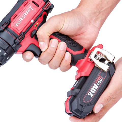 Шуруповерт аккумуляторный WORCRAFT CD-20LiP
