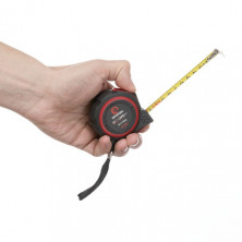 Рулетка с металлическим полотном 3м*16мм, нейлоновое покрытие полотна STORM INTERTOOL MT-0833