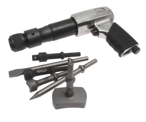 Молоток пневматический с набором зубил 8ед.