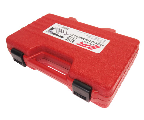 Молоток пневматический с набором зубил 8ед.