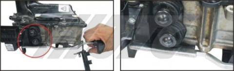 Приспособление для блока мехатроника 7-скоростной коробки передач DSG (VW, AUDI )