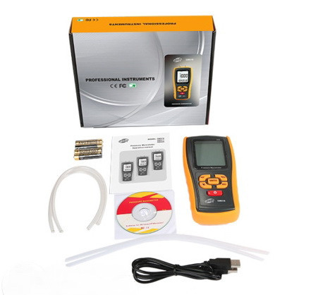 Микроманометр дифференциального давления USB, ±10 кПа BENETECH GM510