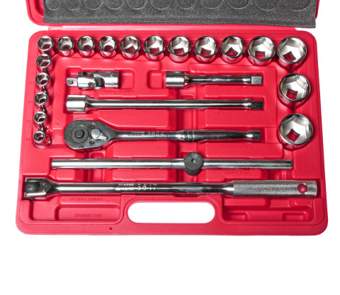 Набор головок 1/2" 6гр. 24ед.