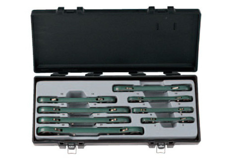 Набор ключей трещоточных накидных 8 пр. (6-22 мм) (код 50810)
