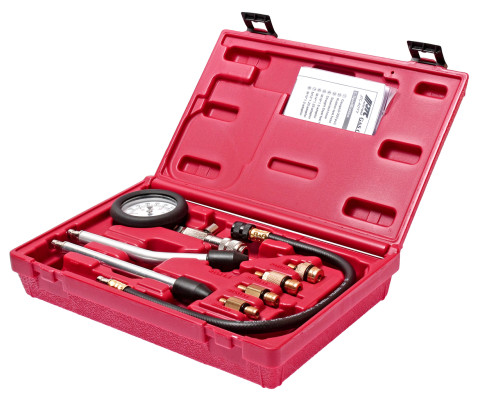 Компресcометр для бензиновых двигателей с набором адаптеров