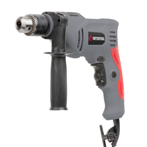 Дрель ударная 600 Вт, 0-3000 об/мин, 1.5-13мм, реверс INTERTOOL DT-0109