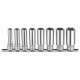 3/8 Набор головок 6-гр. глубоких 8 пр. (8-19 мм) (FORCE 3082)