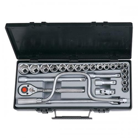 1/2 Набор инструмента 6-гр. 25 пр. (10-32 мм) (FORCE 4262)