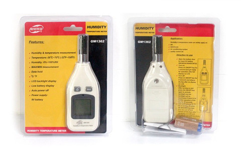 Термогигрометр 0-100%, -30-70°C BENETECH GM1362