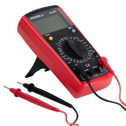 Мультиметр цифровой CAT III-600В/CAT II-1000В INTERTOOL MD-0002