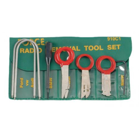 Набор для монтажа и демонтажа авторадиоаппаратуры 10 пр. (код 910C1)