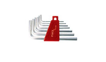 Набор ключей 6-гранных (HEX) Г-образный 7 пр. (1.5-6 мм) (код 5076)