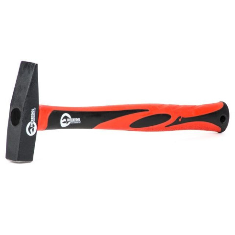 Молоток 300г ручка из фибергласса INTERTOOL HT-0203