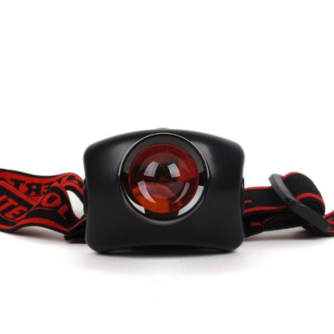 Фонарь налобный светодиодный сверхмощный, три режима работы, 3 Вт, батарейки 3 ААА. INTERTOOL LB-0303