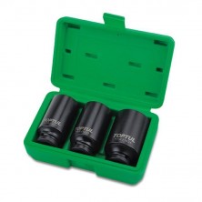 Набор ударных головок длинных для ступичных гаек TOPTUL 1/2" GDAI0303