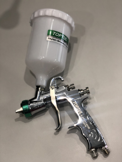 Краскопульт профессиональный HVLP ВП бачок 600мл, 1,4мм TOPTUL KANA14N6