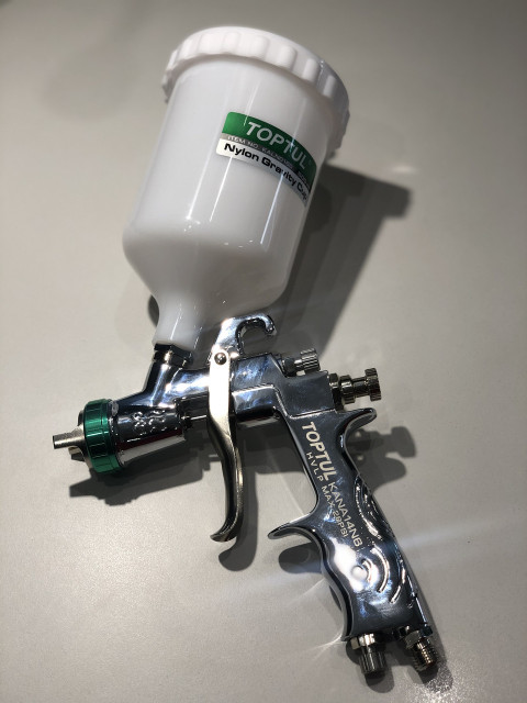 Краскопульт профессиональный HVLP ВП бачок 600мл, 1,4мм TOPTUL KANA14N6