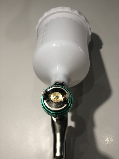 Краскопульт профессиональный HVLP ВП бачок 600мл, 1,4мм TOPTUL KANA14N6