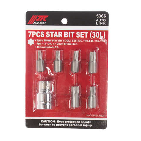 Набор бит 10мм TORX T25-T55  7ед.