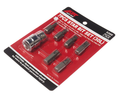 Набор бит 10мм TORX T25-T55  7ед.