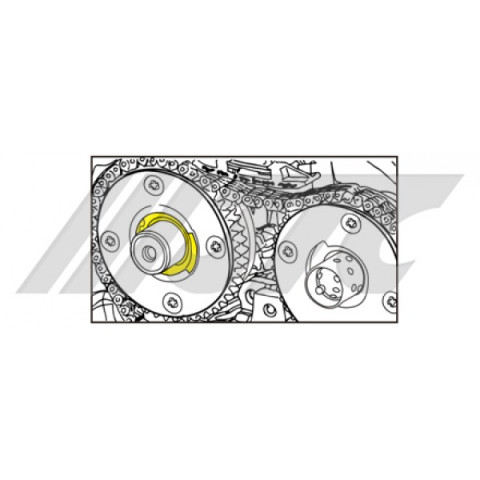 Головка для проворачивания распредвала VAG 1.8, 2.0 TFSI