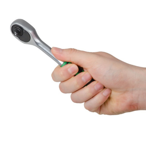 Рукоятка с храповым механизмом на 72 зуба 1/4", Cr-v. INTERTOOL HT-2124