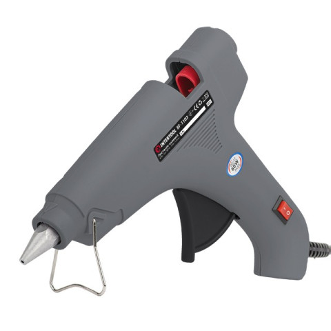 Пистолет клеевой 60(185)Вт, 230В, 165-180°C под стержни 10.8-11.5мм, 8-20 г/мин.,выключатель. INTERTOOL RT-1103