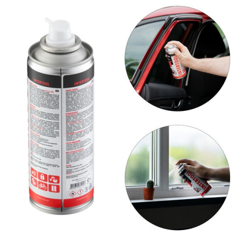 Cмазка "Силикон", аэрозоль 200 мл. INTERTOOL FS-6020