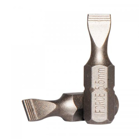 1/4 Бита шлицевая (SL) 1.0х5.5 мм, L=25 мм (FORCE 12325055)