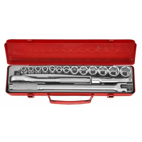 1/2 Набор инструмента 6-гр. 16 пр. (10-27 мм) (FORCE 4161)