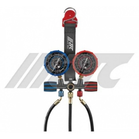 Устройство для заправки автокондиционера с магнитным ремнем