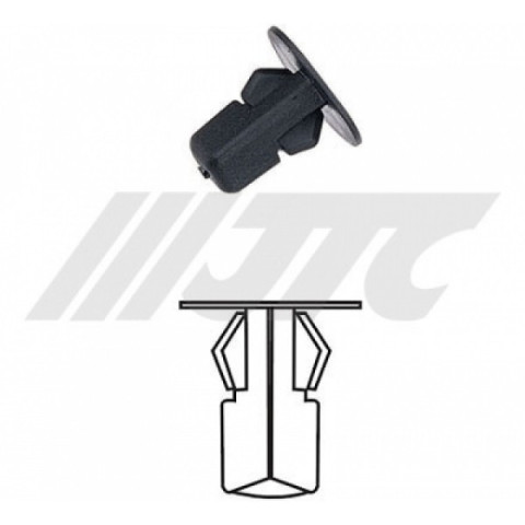 Автомобильная пластиковая клипса (крылья TOYOTA) ( уп 100 шт.)