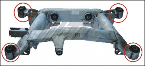 Набор для замены сайлентблоков подрамника BMW E39