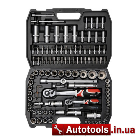 Yato набор инструментов 108 ед. 1/4 и 1/2 6-тигранный (YT-3879)