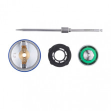 Комплект форсунки 1.3мм для краскопультов HVLP II PT-0100, РТ-0105, РТ-0105D (дюза, воздушная головка, игла) INTERTOOL PT-2113