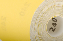 Шлифовальная шкурка на бумажной основе К240, 115мм*50м. INTERTOOL BT-0825