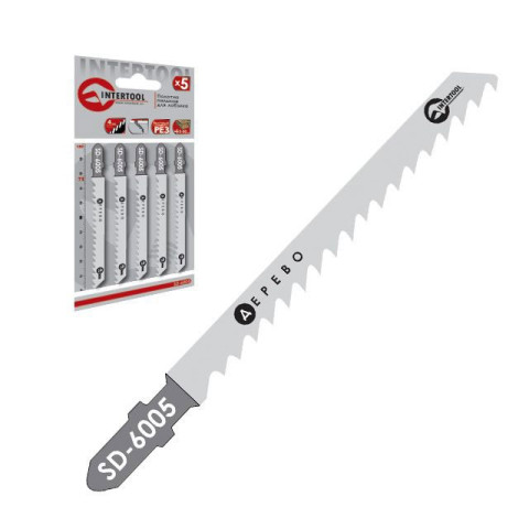 Полотно пильное для лобзика INTERTOOL SD-6005