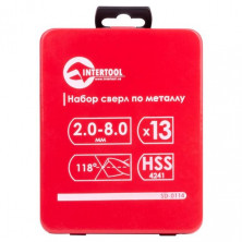 Набор сверл по металлу HSS INTERTOOL SD-0114