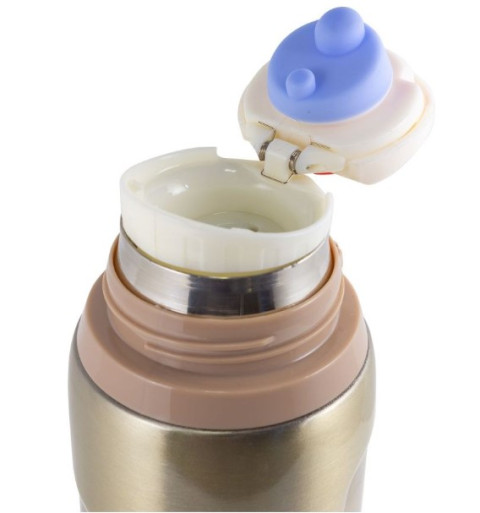 Термос для напитков 750мл золотистый (нерж.сталь) F-750G Forsage