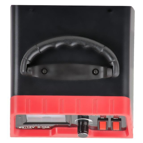 Зарядное устройство 6/12В, регулировка силы тока 0-10А, 230В INTERTOOL AT-3020