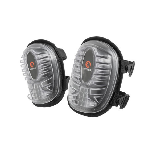 Наколенники защитные, противоскользящие накладки из ПВХ, ткань 600D, гелевые подушки, неопреновые ремни [] INTERTOOL SP-0052