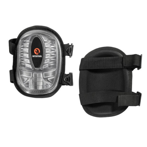 Наколенники защитные, противоскользящие накладки из ПВХ, ткань 600D, гелевые подушки, неопреновые ремни [] INTERTOOL SP-0052