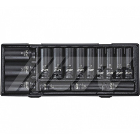 Набор головок ударных глубоких 1/2" 6гр. 15ед.