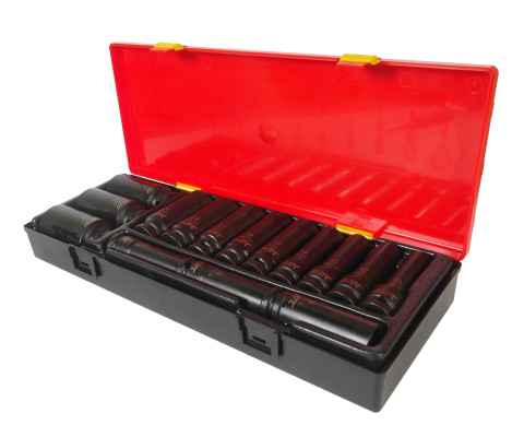 Набор головок ударных глубоких 1/2" 6гр. 15ед.