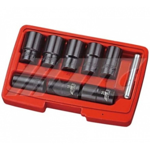 Набор головок глубоких для поврежденных болтов и гаек 1/2" 9ед.