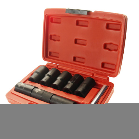 Набор головок глубоких для поврежденных болтов и гаек 1/2" 9ед.