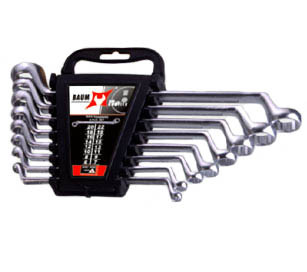 Набор ключей накидных отогнутых на 75° в пластиковом держателе 8 пр. (6-22 мм) (код 20-8MP)